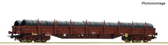 Roco 6600184 - H0 - Rungenwagen Drahtrollen, SNCF, Ep. V-VI